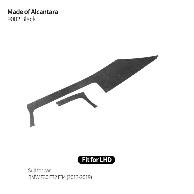 Top Suede For BMW F30 F32 F34 (2013-) Center Console Dashboard trument Panel Trim Sticker Car Interior Tuning Accessories