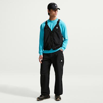 Nike ACG Vests Men's Black V Neck Moderate Other