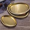 Retro old style classical stainless steel plate tableware snowflake gray style oval fish flat plate barbecue hot pot coffee tray