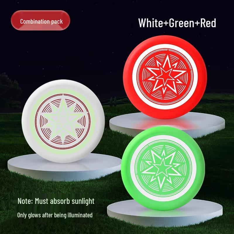Children's Light-Up Foam Flying Disc Frisbee - Outdoor, Hand-Thrown, and Returnable.