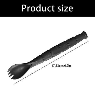 Lightweights Travel Cutlery Combinations with Ergonomic Grip Durables Plastic Design Ideal for Camping Barbecues and Expeditions