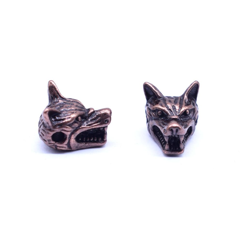 10 Pcs/ Lot 6 Colors Animal Style Alloy Dragon Beads for Jewelry Making Bracelets DIY Components Accessories Wholesale