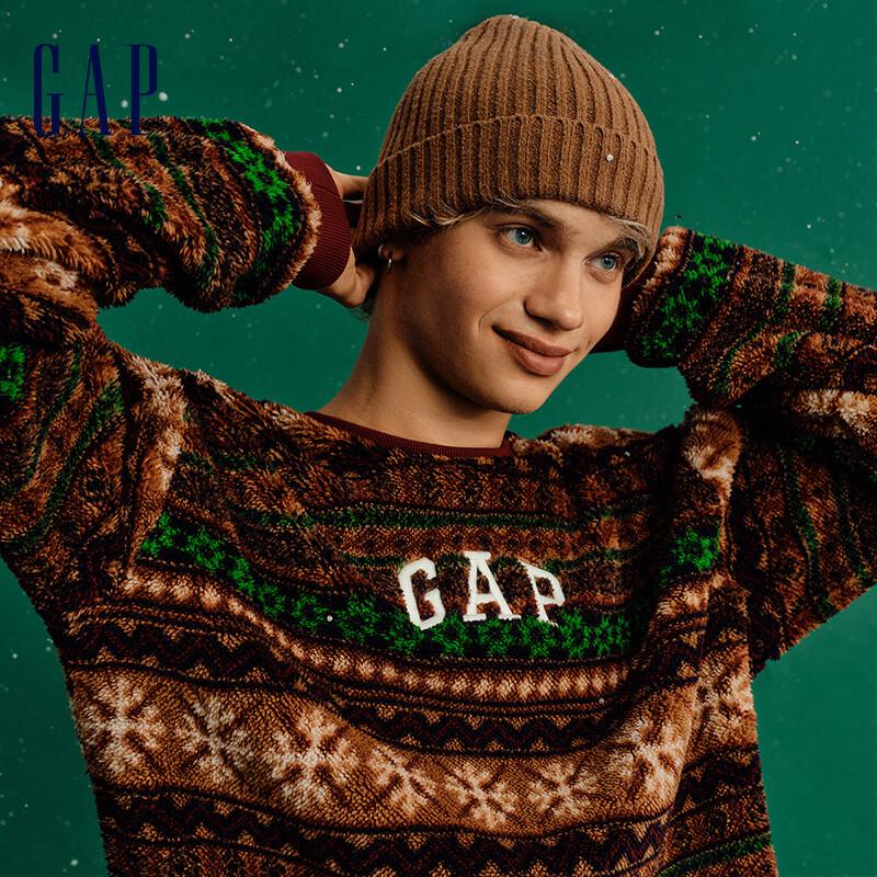 Gap Unisex Thermal Fleece Pullover Sweatshirt
