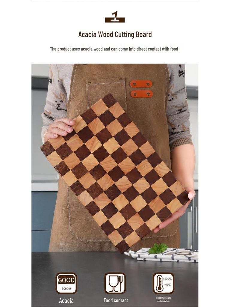 Kreatives Mosaik Massivholz Schneidebrett für Küche und Babynahrung