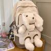 Cute rabbit schoolbag girl new fashion girl high-value student doll backpack junior high school student backpack