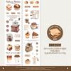 Journal GO 4.5x200cm Decorative Adhesive Tape Sticker Weekend Coffee Club Masking Tapes Scrapbooking Journal DIY Washi Tape
