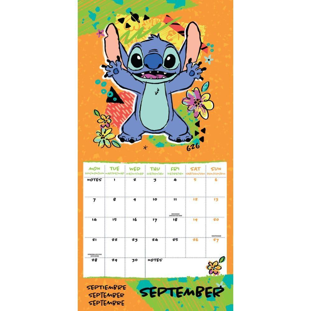 Lilo & Stitch 2026 Square Wall Calendar