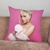 DDoja Singer CCat Print Pattern Sofa Cushion Cover Pillowcase Home Party Car Bedding
