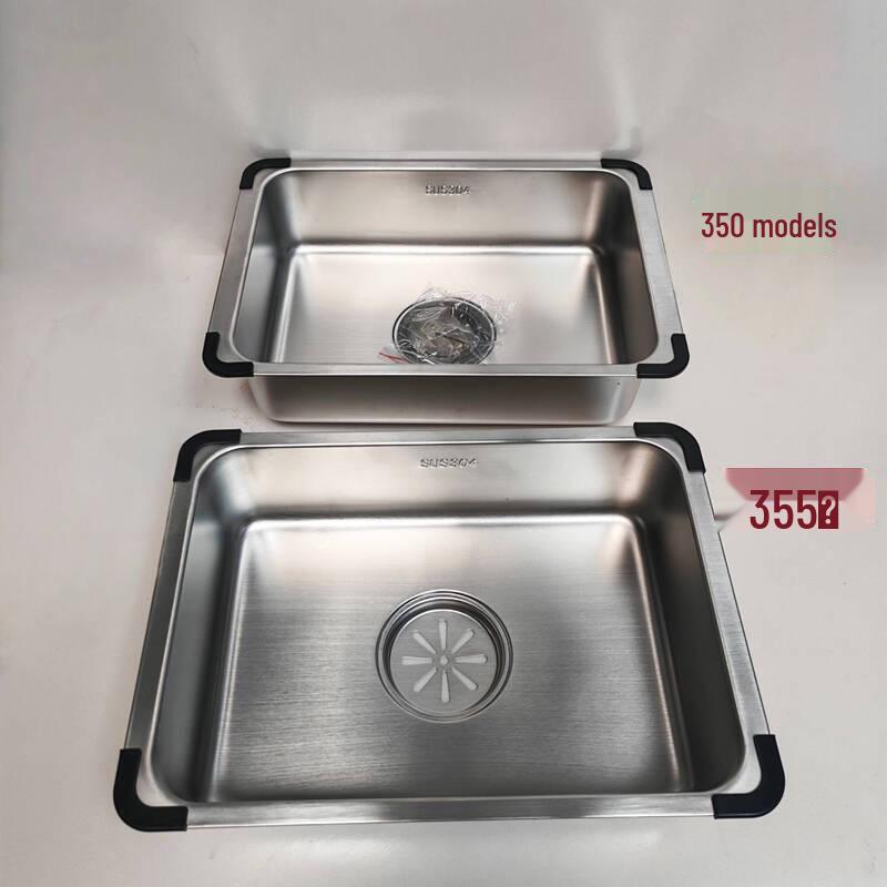 ZISIZ 304 Stainless Steel Kitchen Sink with Inner Basin