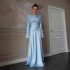 2025 Frühling V-Ausschnitt Blumenmuster Taillenbetonendes Langes Kleid für Damen