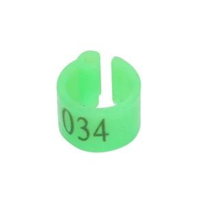 100 Bucăți Inel pentru Picior Porumbel Diametru Interior 6mm Inel Marcă Porumbel de Curse Inel cu Clești pentru Papagal Accesorii Antrenament Păsări Nr.001~100