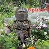 15 cm vysoký Osm stylů Rytíř Gnómové Guard Pryskyřice Socha Ornament Zahrada Venkovní gotická zahrada Socha Domácí dekorace