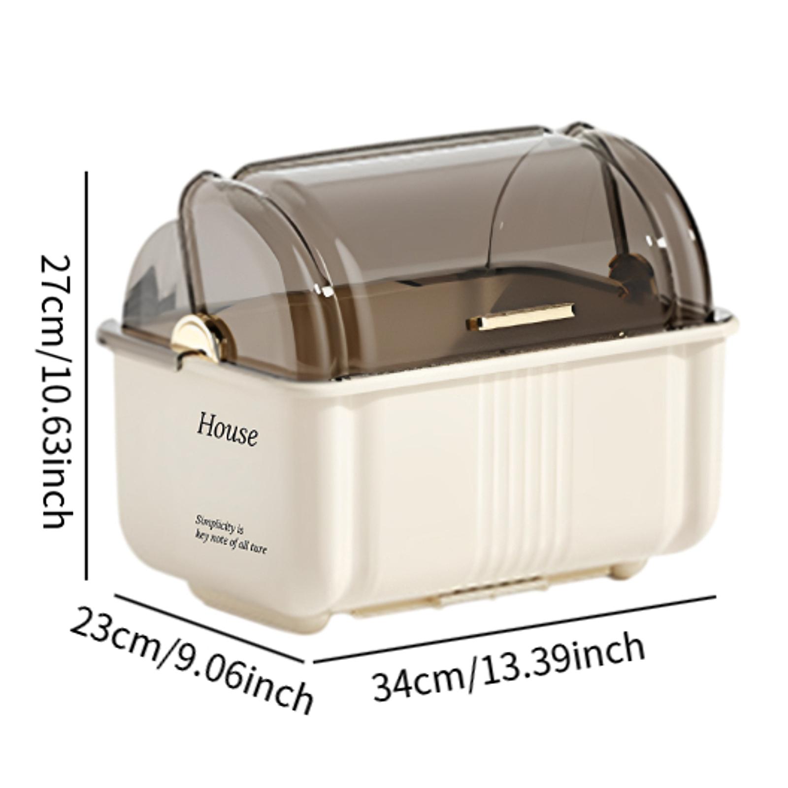 

Новый ящик для хранения палочек для еды Большой бытовой кухонный столешница для хранения Сливной шкаф с крышкой Поставить посуду Тарелку Подставка для палочек для еды