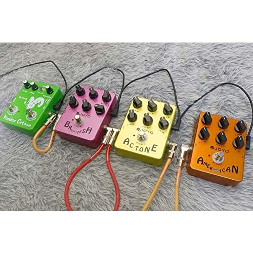 JOYO CM-25 Multi-Plug Daisy Chain Cable for Effects Pedals (4 Plugs, 33cm Spacing)