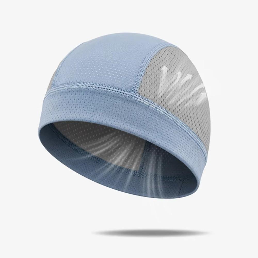 Quick Dry Cycling Cap Breathable Mesh Running Cap Unisex Helmet Liner Hat Climbing Hiking