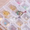 28 Compartment Adjustable Clear Plastic Storage Box For Jewelry Earrings Beads Screws Small Accessories Storage Box