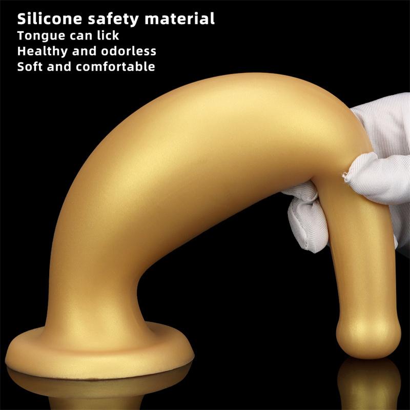 Gin Bottle Oversized Soft Posterior Anal Plugs Silicone Anal Dilator Female Toys Masturbator Anal Products