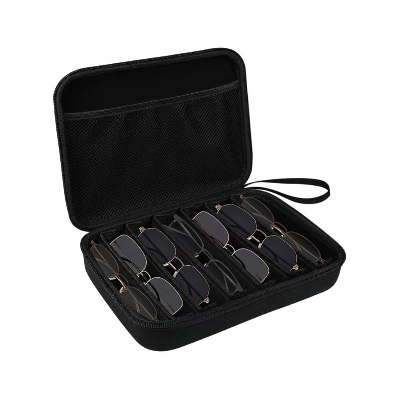 Multiple Glasses Case Storage Bag for Work Daily Use Classroom Office Glasses Holder Protectors Sunglasses Pouch
