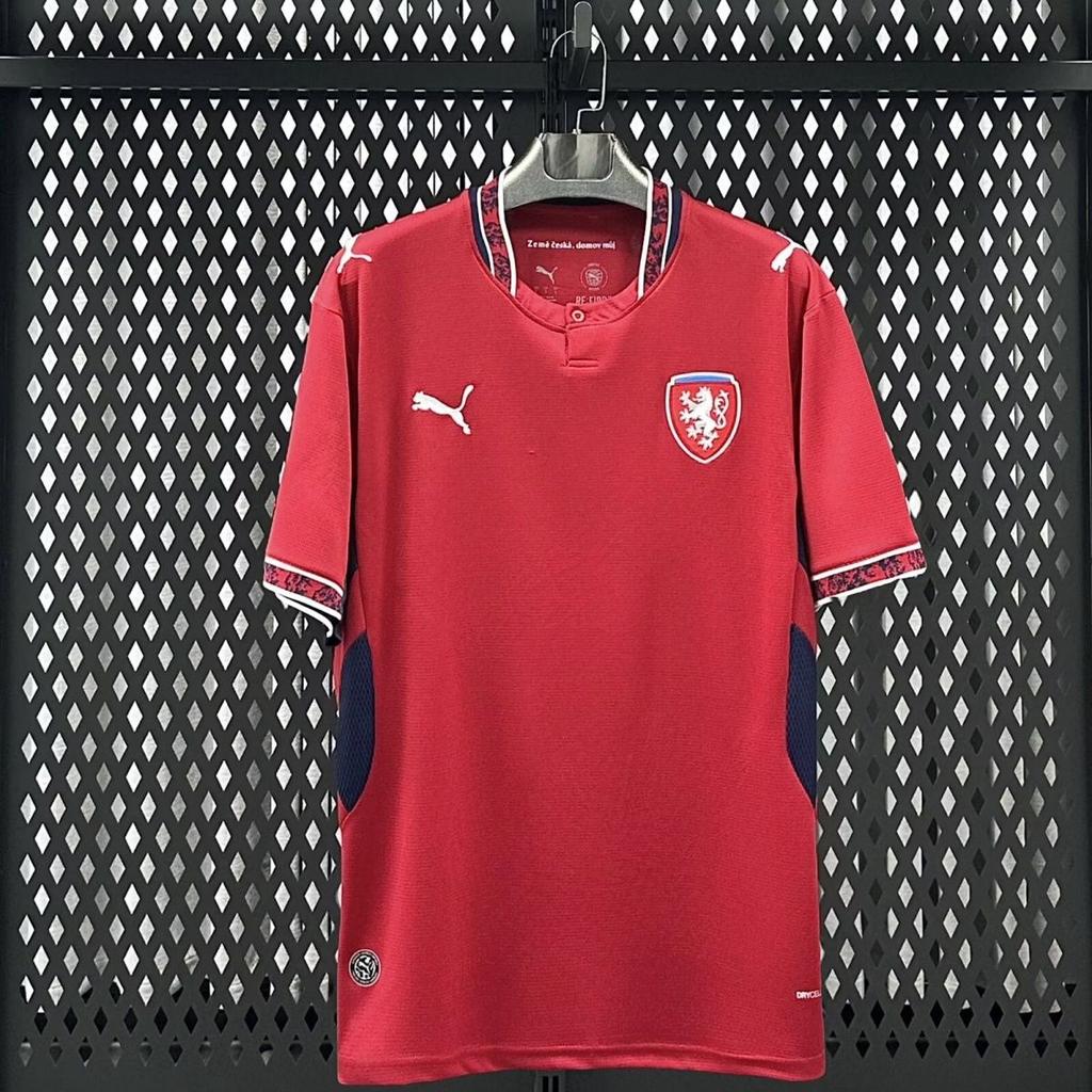 Maglia Mondiali 2026 Repubblica Ceca Versione Fan stesso stile Maglia da Calcio