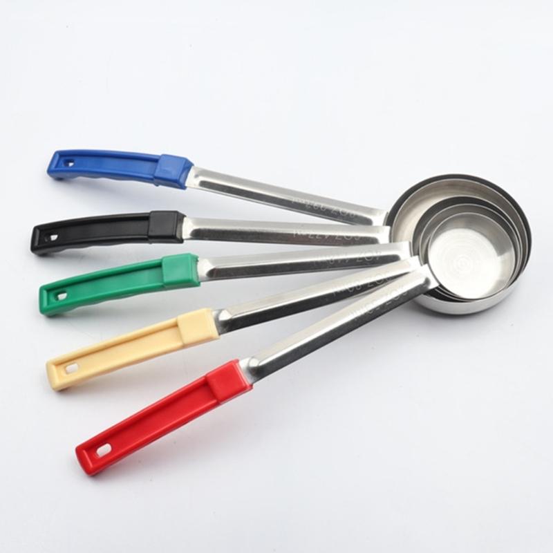 Pack of 2 Multipurpose Sauce and Soup Spoons with Rubber Handle Produced for Easy Handling and Cleaning Applications