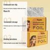 Embossed Aluminum Foil for Hair Dyeing and Bleaching - Barber Shop Highlights Tool