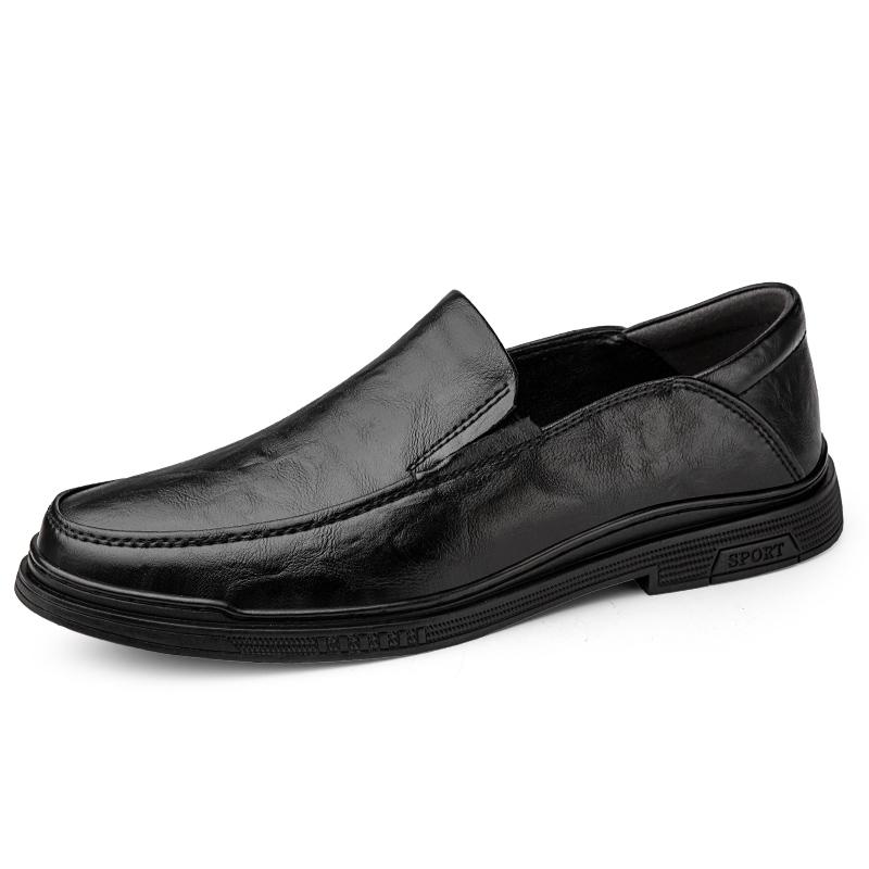 Fashion Genuine Leather Man Casual Flats Luxury Formal Mens Loafers Breathable Slip On Moccasins Handmade Leisure Driving Shoes
