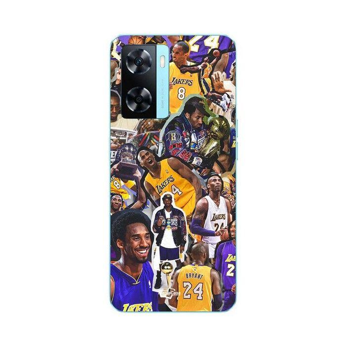 Coque pour Oppo A57s 4G kobe bryant all generations champion NBA Maniacase schwarz