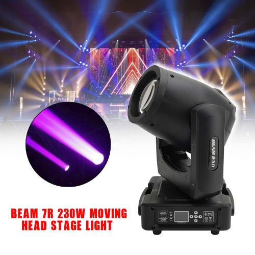 Frezon 230W Stage Lighting, Moving Light, High Brightness, Professional Stage Light, 14 Colors + White, 16 Channels, Party Light, Stage Light DMX512 C
