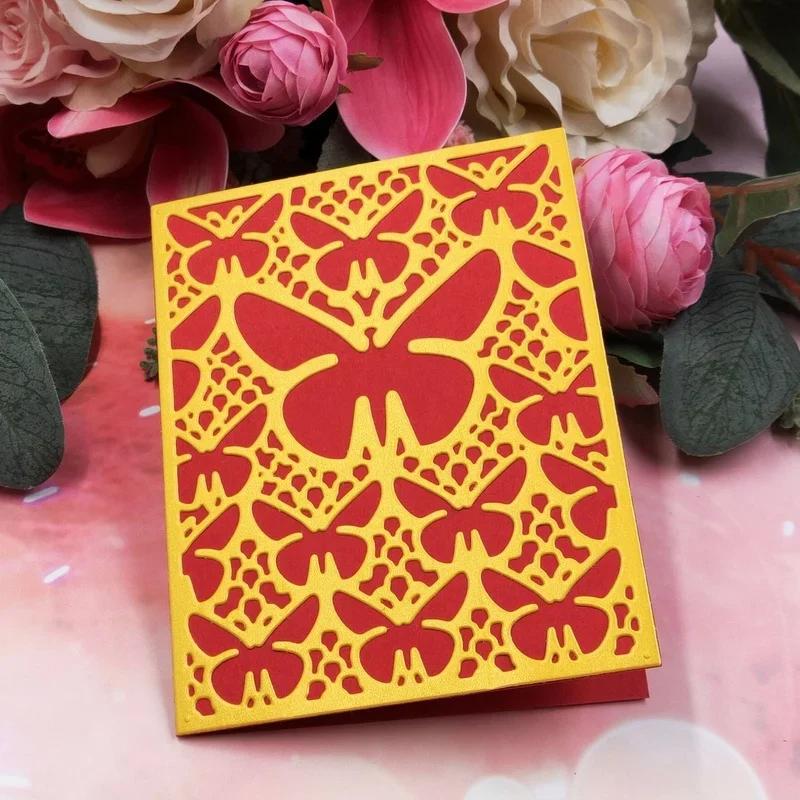Creative Shape Handmade Molds Scrapbook Butterfly Cover Carbon Steel Embossing Etching Cutting Die Manual DIY Die Cutting Dies