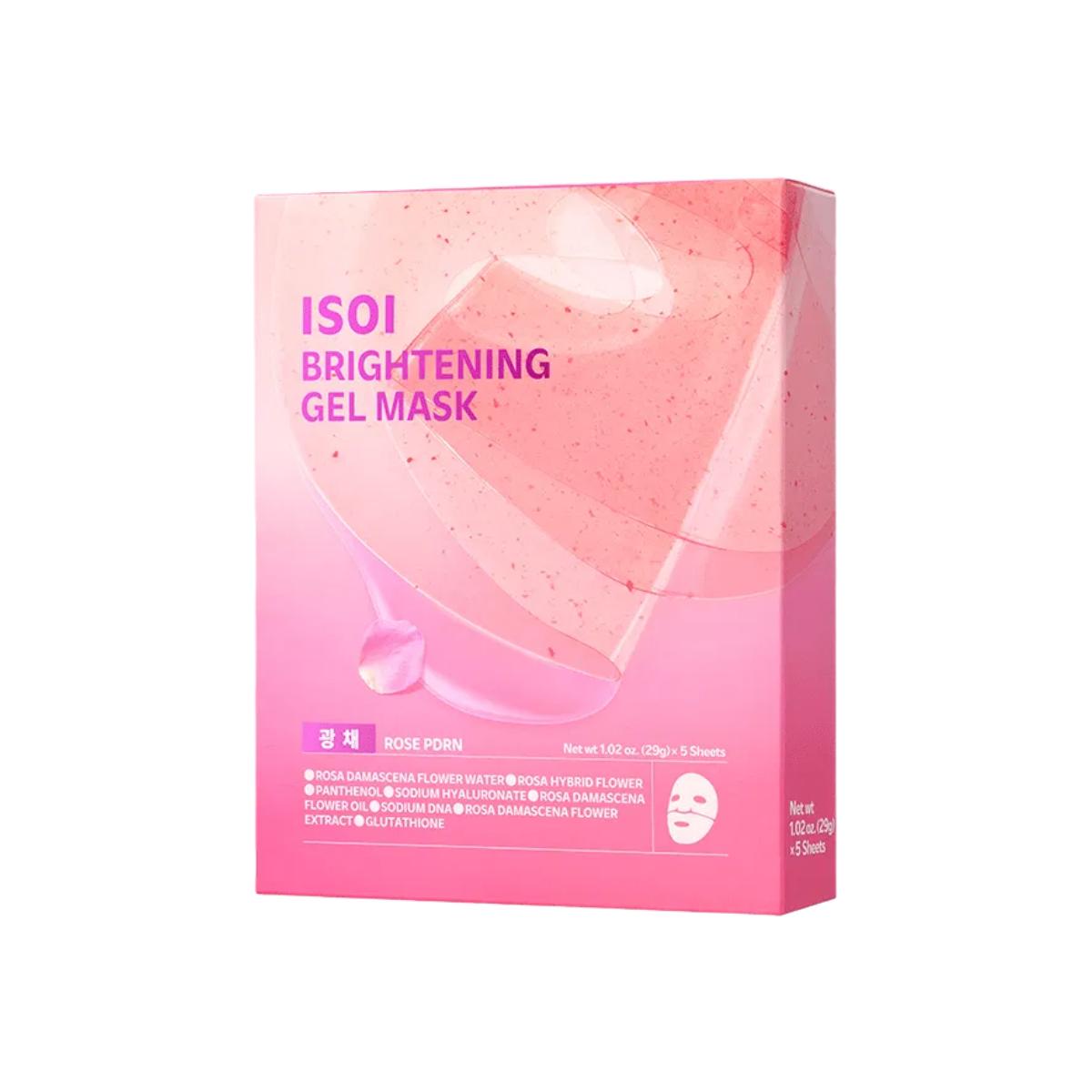isoi Aufhellende Gel-Maske Radiance Clarifying 29g 5 Blatt K-Beauty Gesichts-Tuchmaske