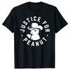 Justice for Peanut The Squirrel T Shirt P'Nut Fans Gift Graphic Short Sleeve 100% Cotton Soft Unisex O-neck T-shirts EU Size