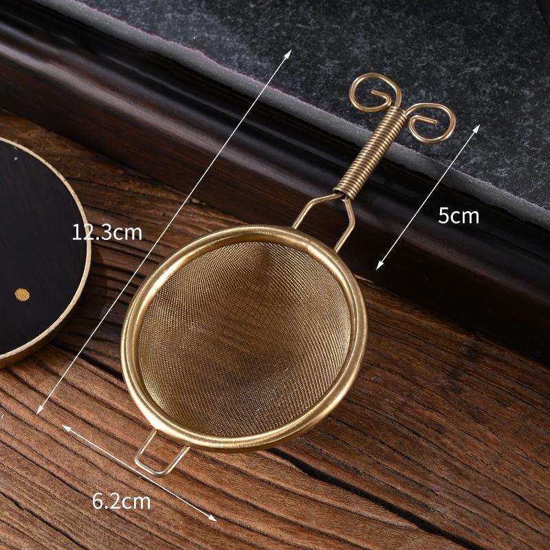 Stainless Steel Wire Fine Mesh Colander Tea Strainer With Short Handle Skimmer Spoon Food Strainer Fashion Kitchen Utensils