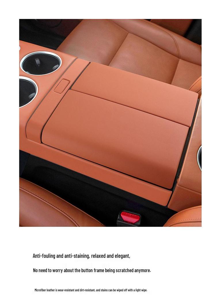 Ideal L8 Original Car Leather Interior Accessories: Central Control Panel, Armrest Box Cover – Same Color Modification.