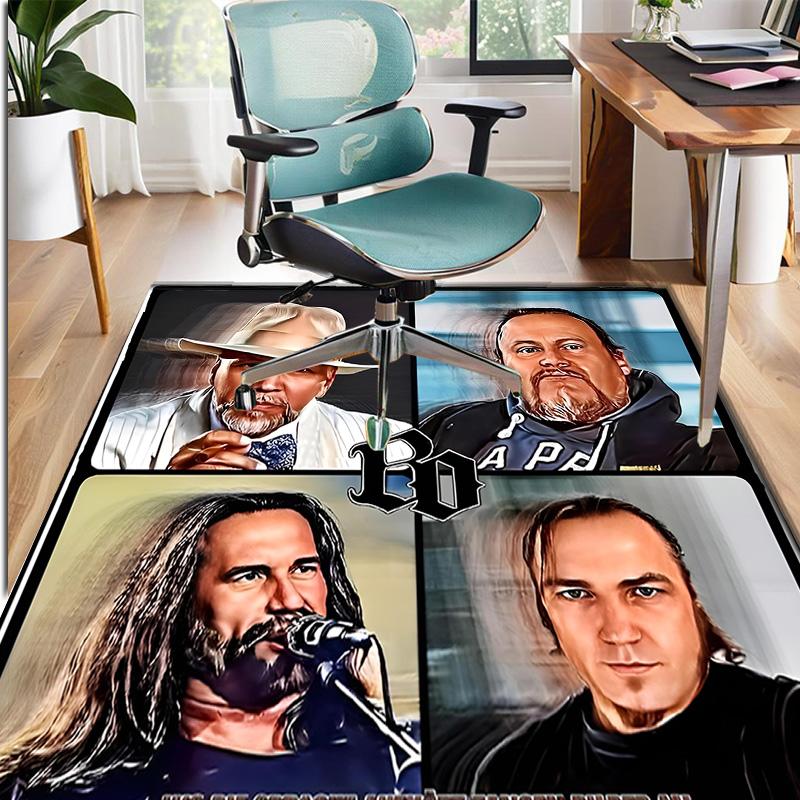 Bohse Onkelz Muster Teppich, Innen-/Außenteppich, für Picknick, Spielzimmer, Schlafzimmer, Büro, Wohnzimmer, Heimdeko Teppich, Geburtstagsgeschenk