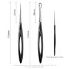 Acne Needle Blackhead Clip Remover Extraction Popper Pore Black Head Cleaner Face Skin Care Deep Cleansing Needle Tool