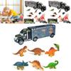 Spannendes Dinosaurier-Truck-Transportset mit Dino-Figuren und Spielzeug für Kinder – Weihnachtsgeschenk