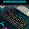 Y-FRUITFUL K33 61 Keys Type C Hot Swappable Mechanical Gaming Keyboard with RGB Light