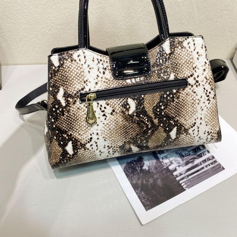 Women'S Bags Large Capacity Handbags Snake Pattern Bags Crossbody Shoulder Bags Underarm Bags