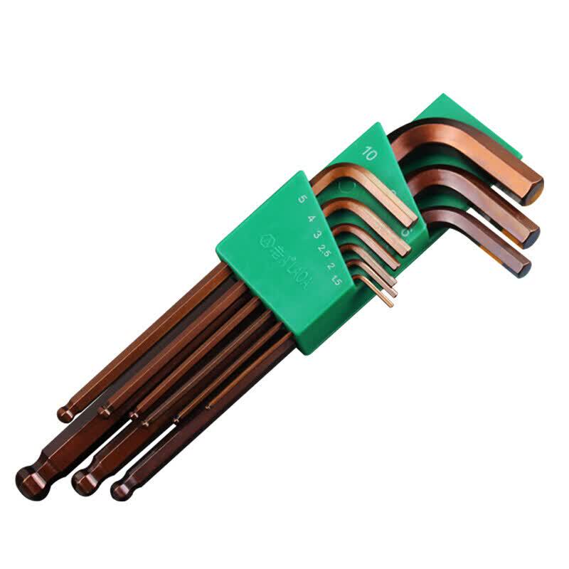 LAOA Extra-Long Ball-End Hex Key Set