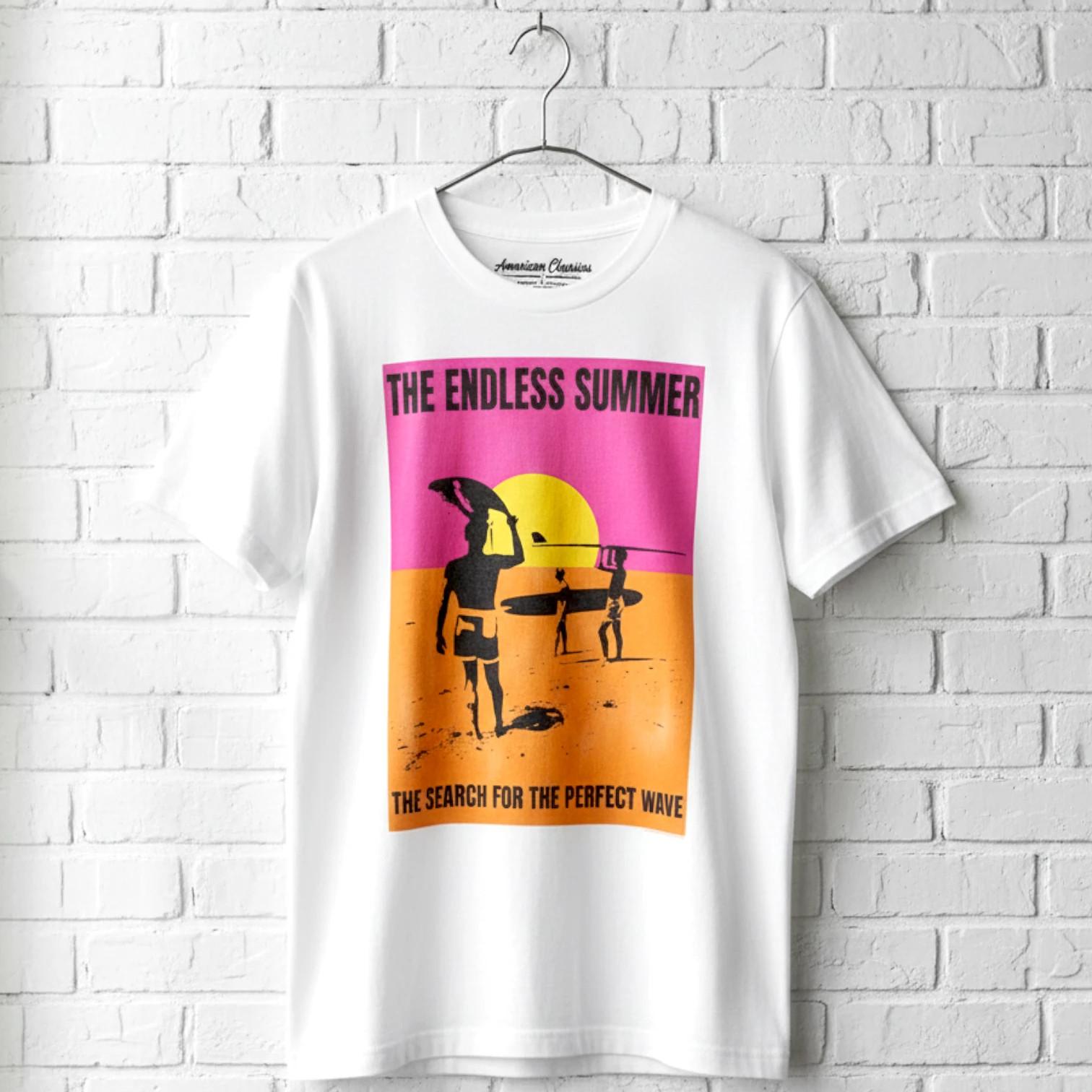 Endless Summer Perfect Wave Poster Men s T Shirt M