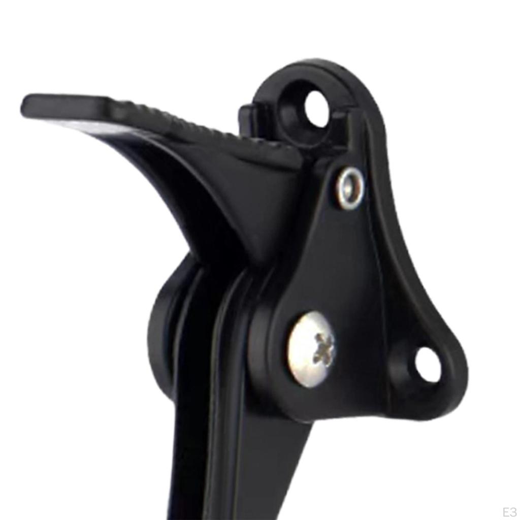 Adjustable Indoor Door Stop 5.5inch Long 10mm Rubber Tip Kickstand Foot Operated