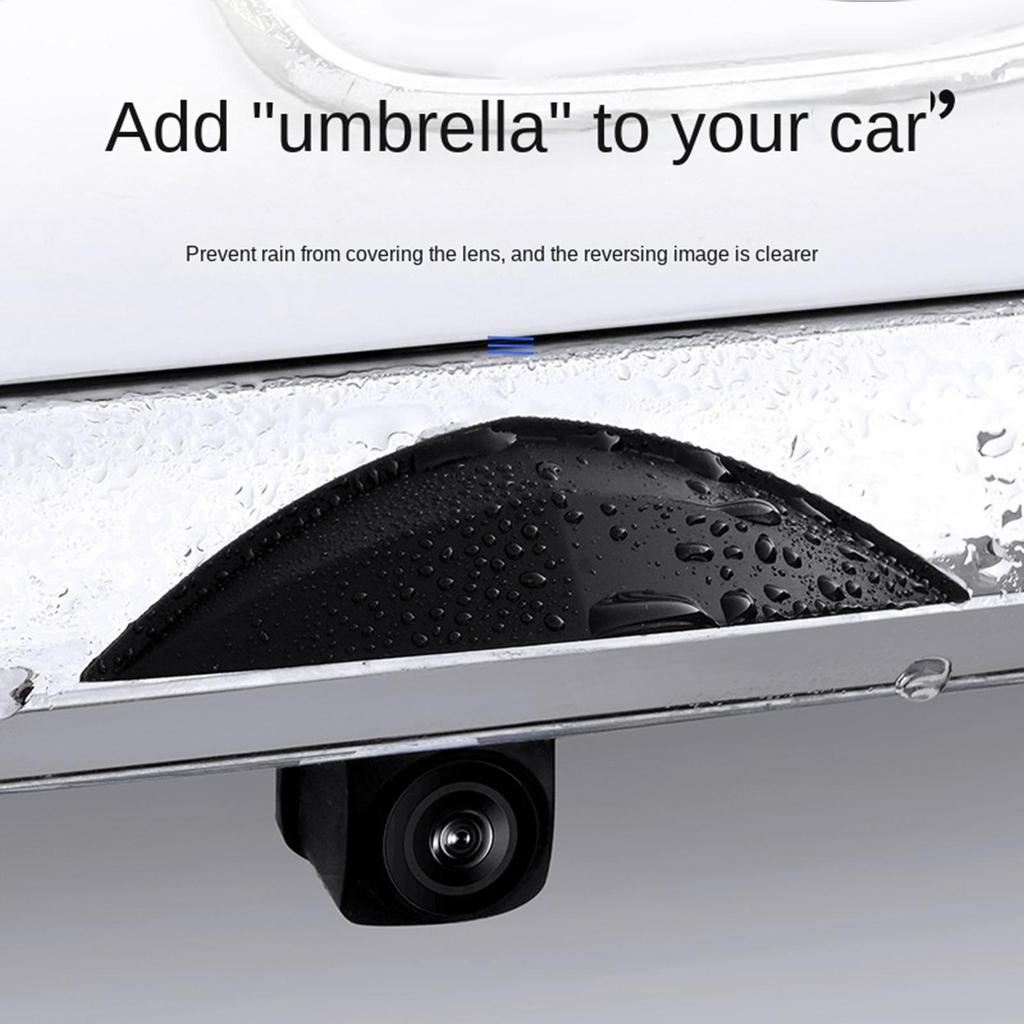 Rear View Backup Camera Cover Modification Guard Protection Car Rear View Camera Anti-rain Cover For Mountain Road Highway Night