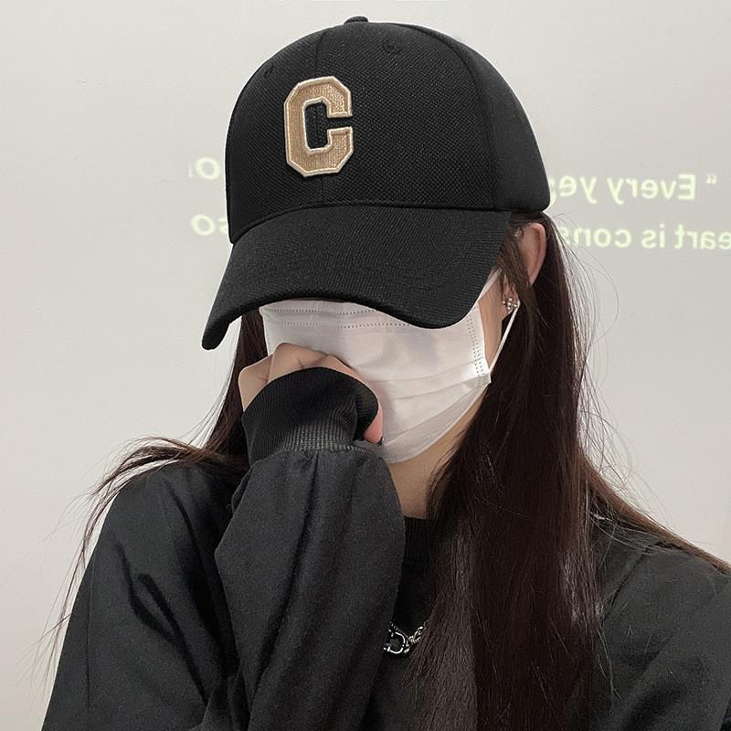 Cotton Simple Adjustable Baseball Hat For Women Summer Sun Cap Protection