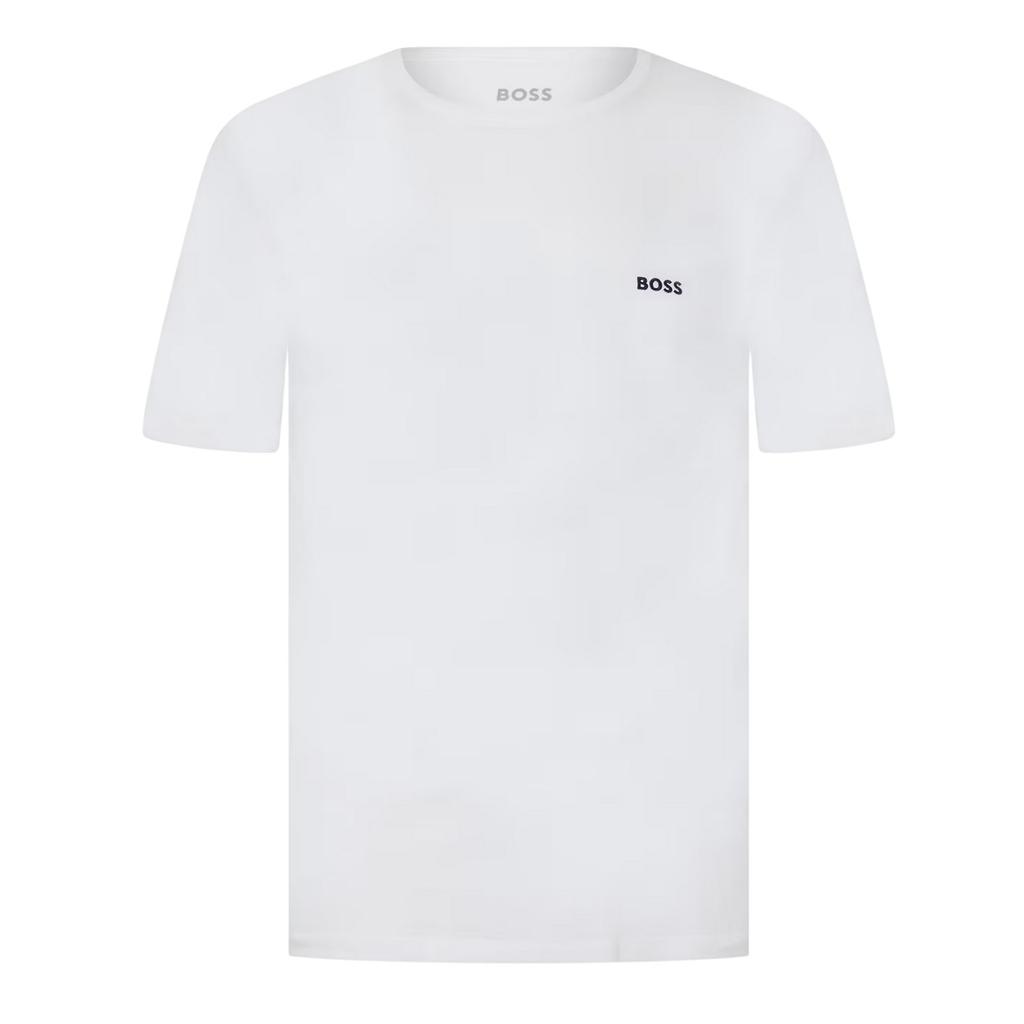 Boss Mens Embroidered Logo Crew Neck T-Shirt (Pack of 3)