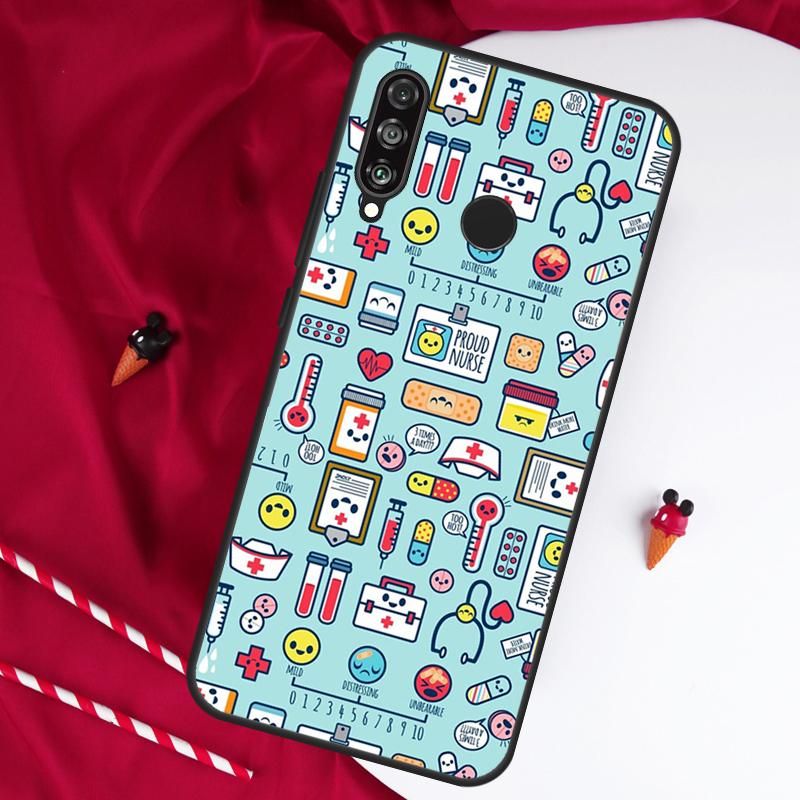 Medical Doctor Nurse For Huawei Nova Y61 Y91 Y73 Y72 Y90 Y70 Y60 12s 12i 11i 8i 9 10 SE P60 P30 Pro P40 Lite Case
