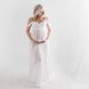 Basic Maternity Dress With Chiffon Fabric For Photoshoot And Summer Wear