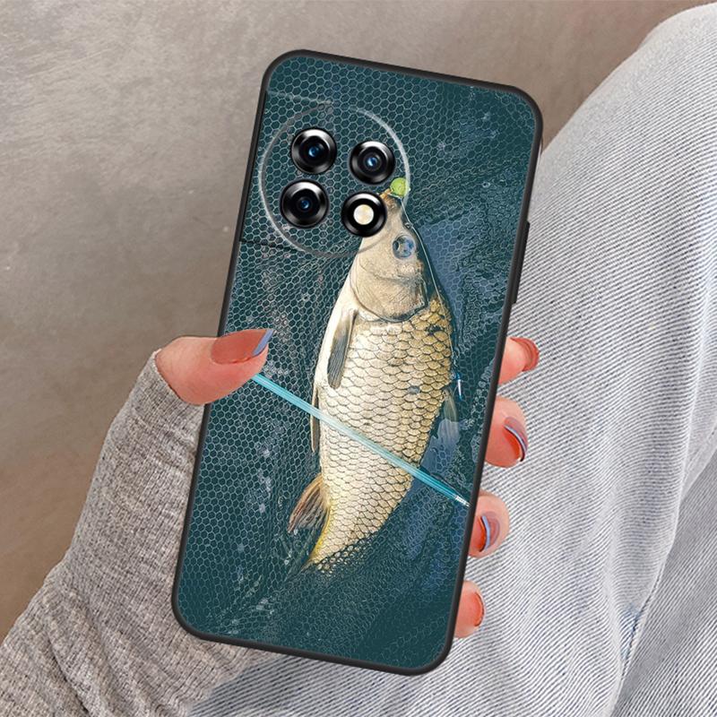 Carp Fishing Fish Cover For OnePlus Nord 4 CE 2 3 Lite N30 N20 N10 OnePlus 13 12 11 10 Pro 8T 10T 12R 13R Case