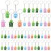 Adorable Cartoon Turtles Keychain Colorful Resin Key Ring Multi Purpose Gift Accessory Random Color Keyring