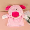 Hand puppet toy animal gloves mouth action plush doll