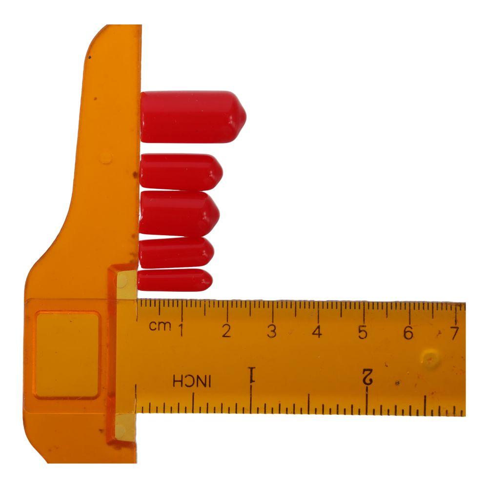 50 Stück Schwarze Schraubengewindeschutz 3mm~9.5mm Gummi-Endkappen Splitterfest Schrauben